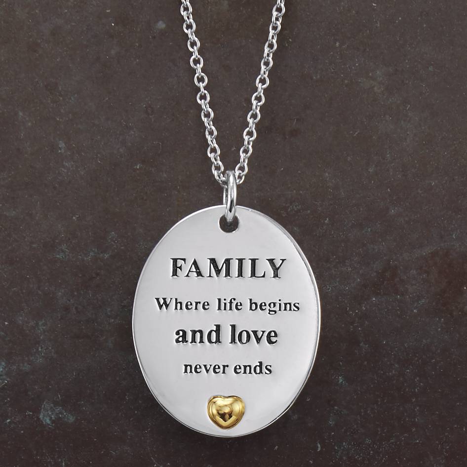 Sterling Family Necklace - Northstyle Catalog