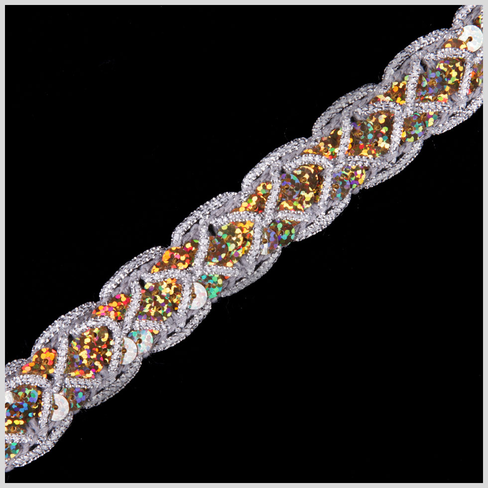 Gold/Silver Fancy Sequin Trim - Joann Fabrics