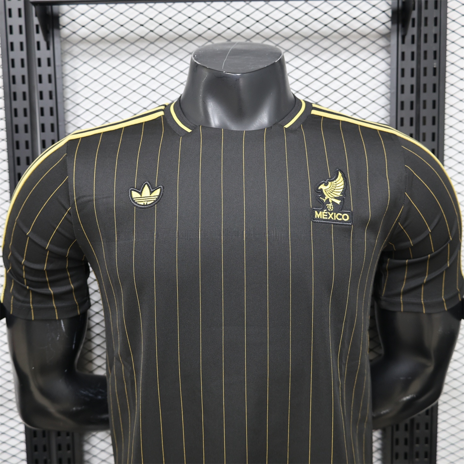 Mexico 2026 Terrace Icon Retro Casual Style Black Jersey - Player Version - UnitedFutballJersey