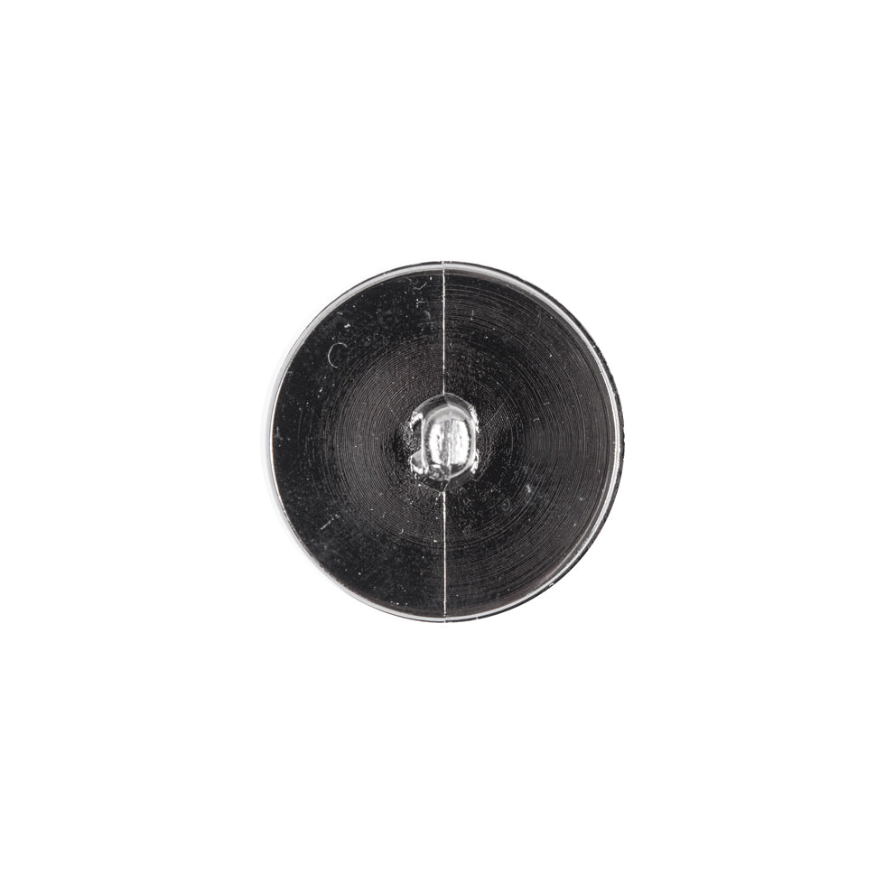 Italian Silver Plated Shank-Back Button - 24L/15mm - Joann Fabrics