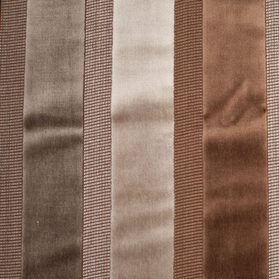 Brown/Gray Striped Velvet - Joann Fabrics