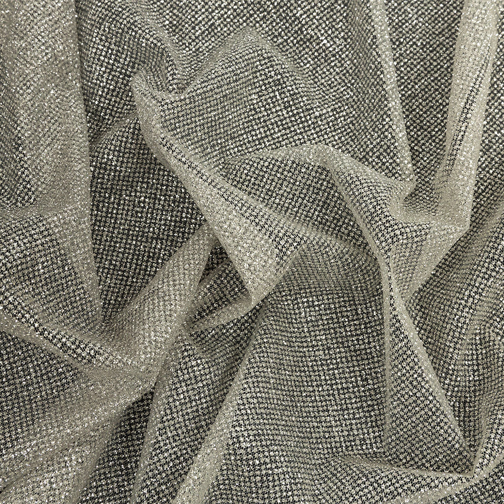 Ombre Tulle with Metallic Platinum Glitter - Gray and White - Starlet Collection - Joann Fabrics