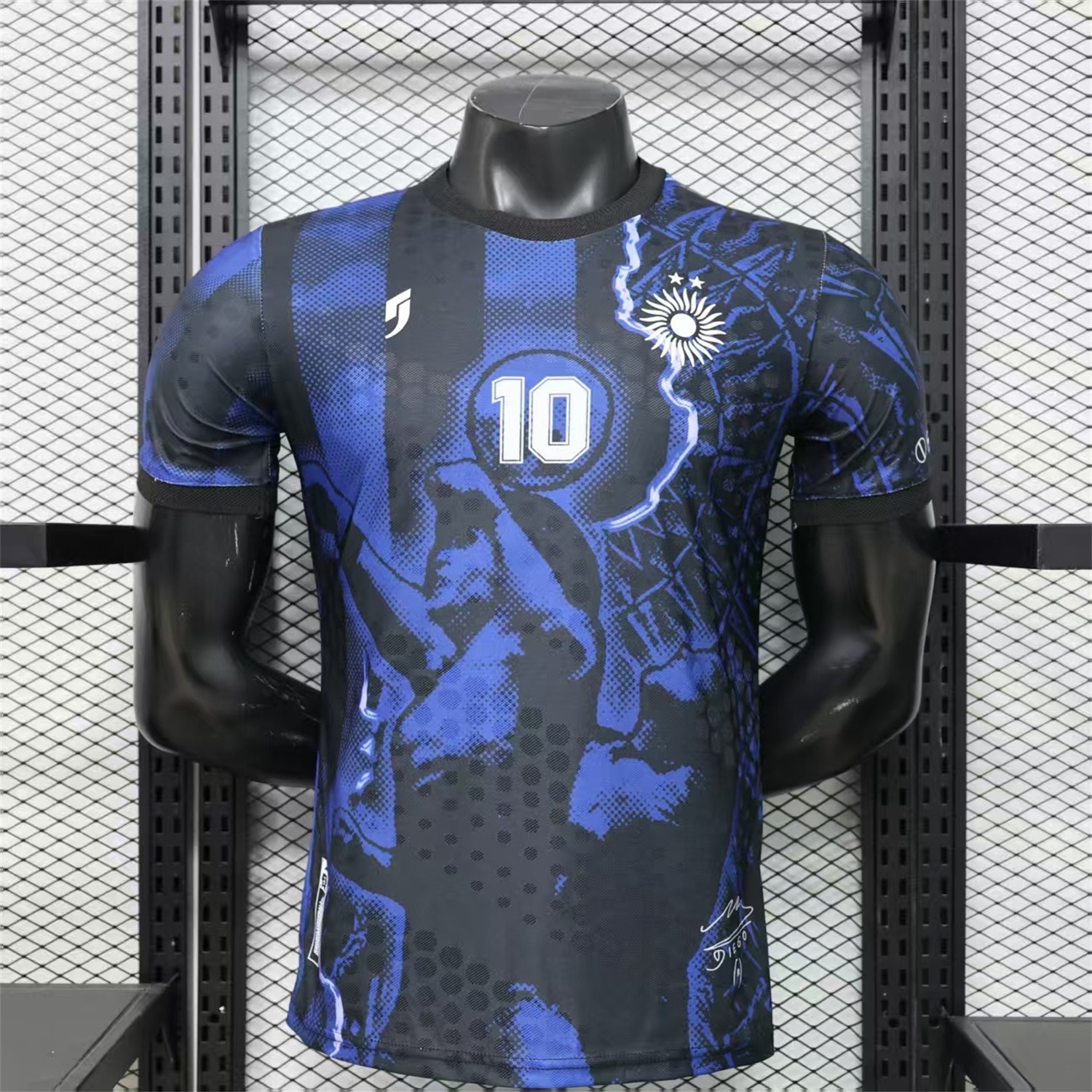 Argentina 2026 Blue Maradona Special Kit - Player Version - UnitedFutballJersey