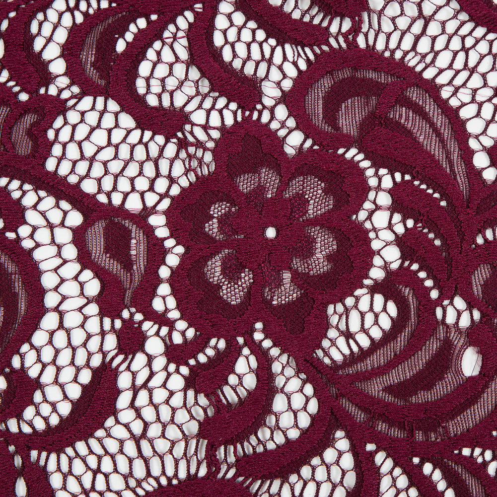 Re-Embroidered Stretch Crochet Lace - Port Royale Floral - Joann Fabrics