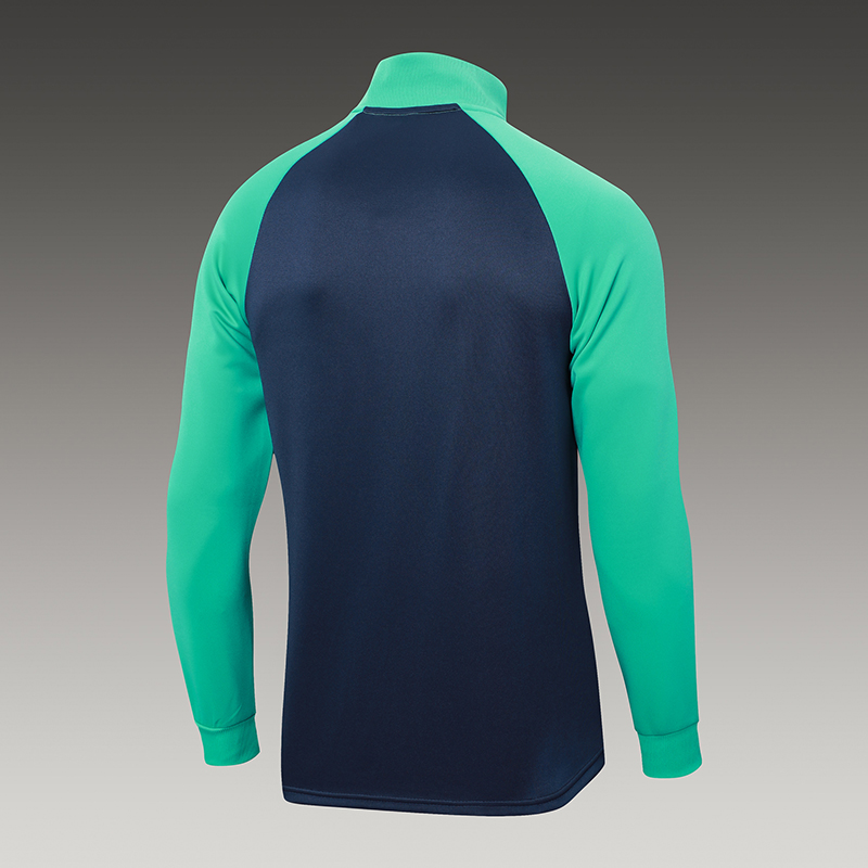 2024/2025 Barcelona Half-Pull Training Suit Royal Blue Jersey Set