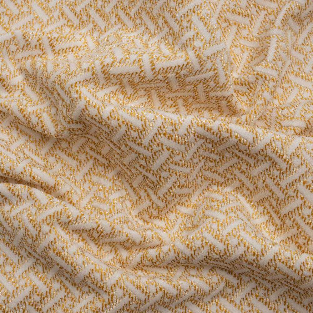 Chenille Jacquard - Dijon Geometric Basketweave - British Imported - Joann Fabrics