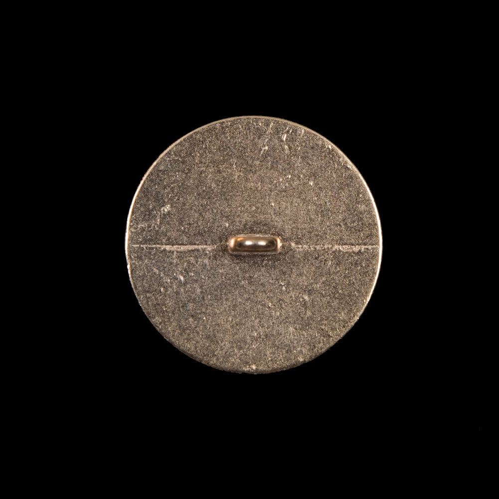 Italian Gold Hammered Metal Shank Back Button - 36L/23mm - Joann Fabrics
