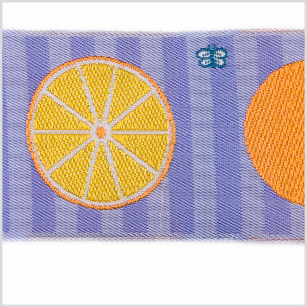 Orange/Lavender French Jacquard Ribbon - Joann Fabrics