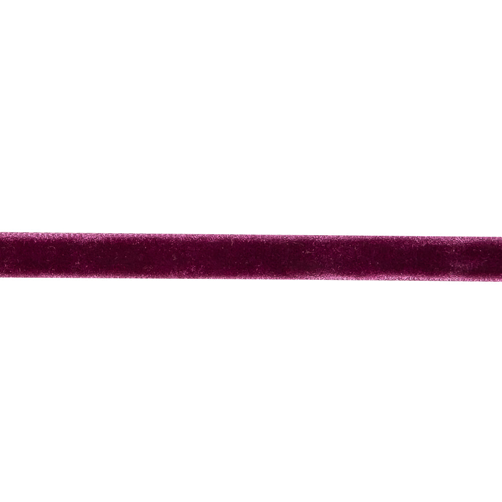 Amaranth Single Face Velvet Ribbon - 0.3125