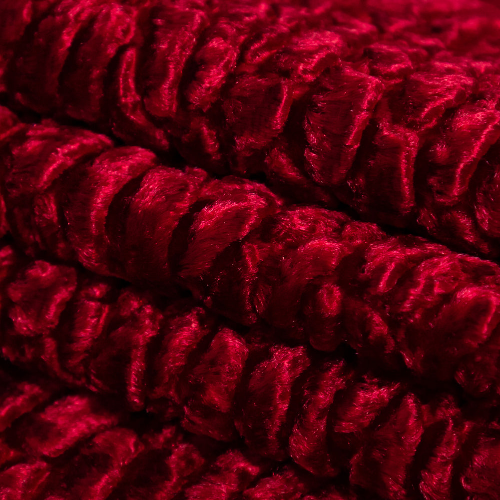 Faux Persian Lamb Fur - Red - Annette Collection - Joann Fabrics