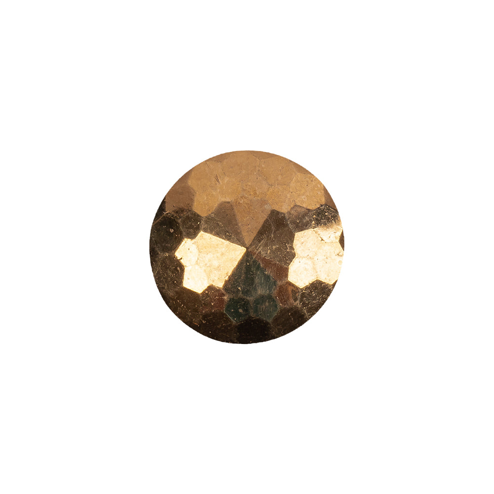 Vintage Gold Faceted Glass Shank Back Button - 24L/15mm - Joann Fabrics