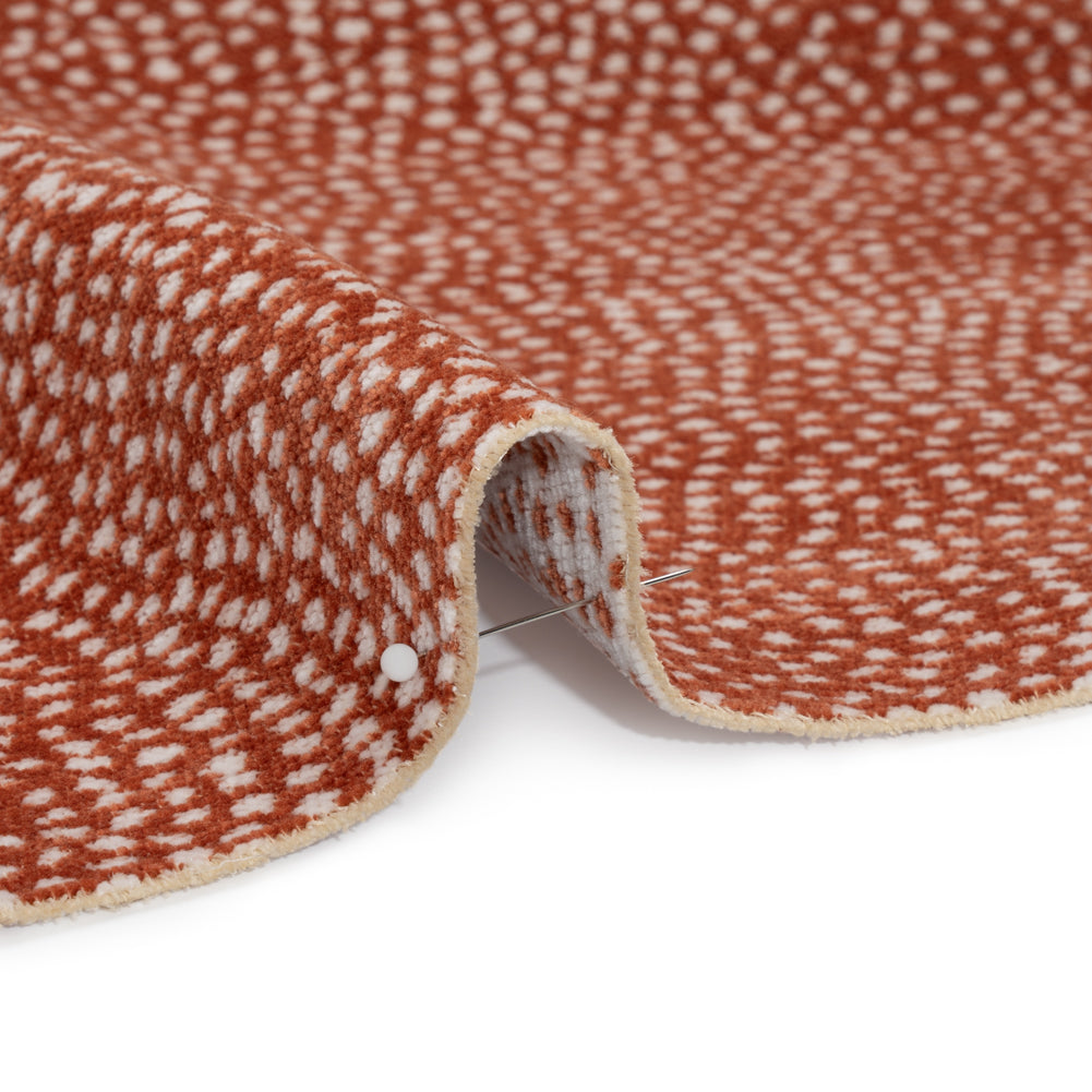 Upholstery Chenille - Blaze Spotted - Remus Collection - Joann Fabrics