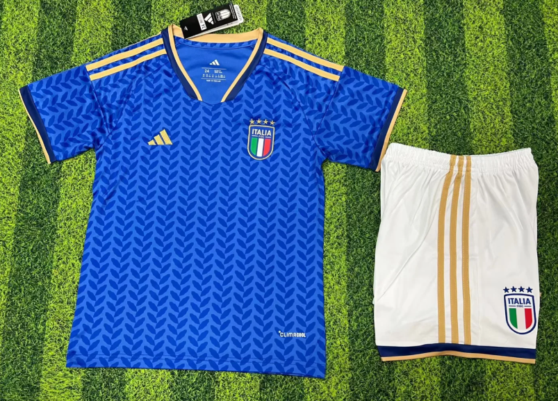 2026 Italy Home Football Jersey  1:1 Thai Quality Kids Size