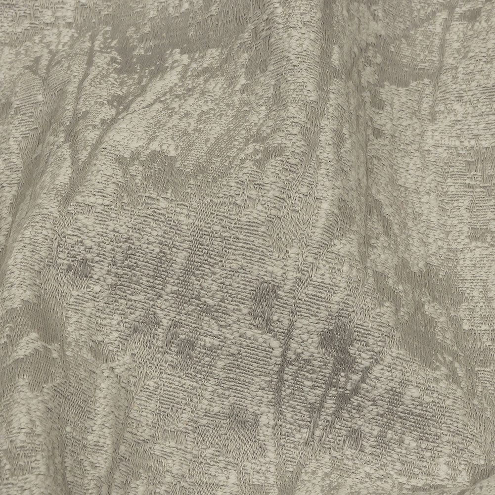 Cotton and Recycled Polyester Drapery Jacquard - Silver Misty Foliage - British Imported - Joann Fabrics