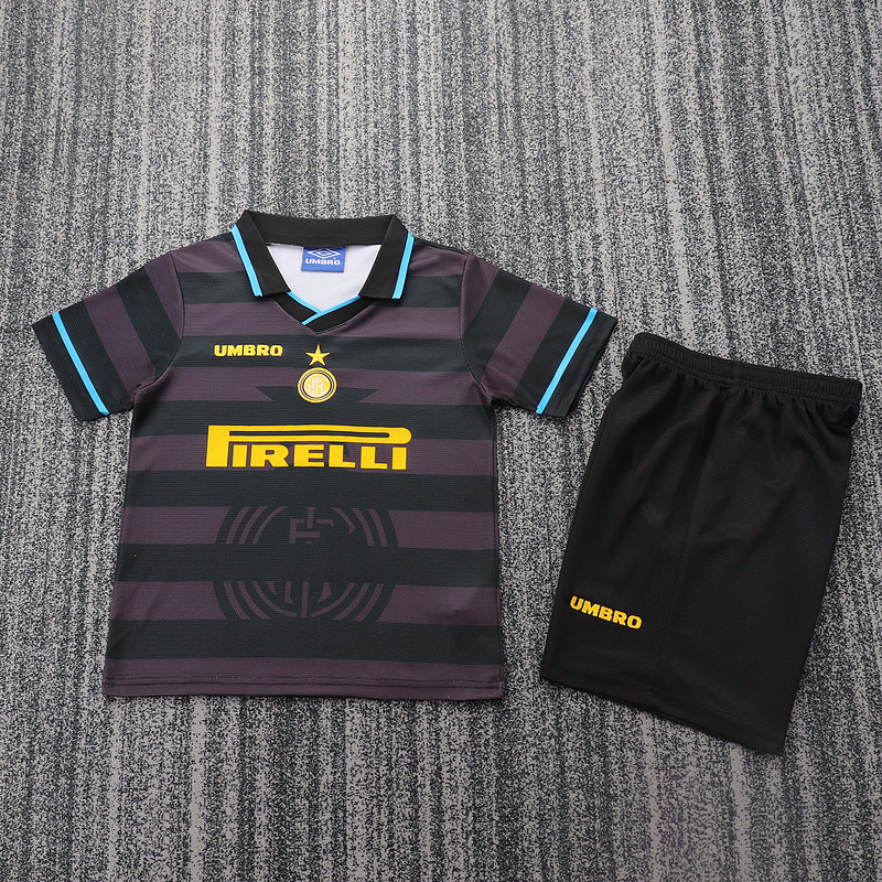 1997/1998 Retro Inter Milan Third Away Football Jersey 1:1 Thai Quality Kids Size