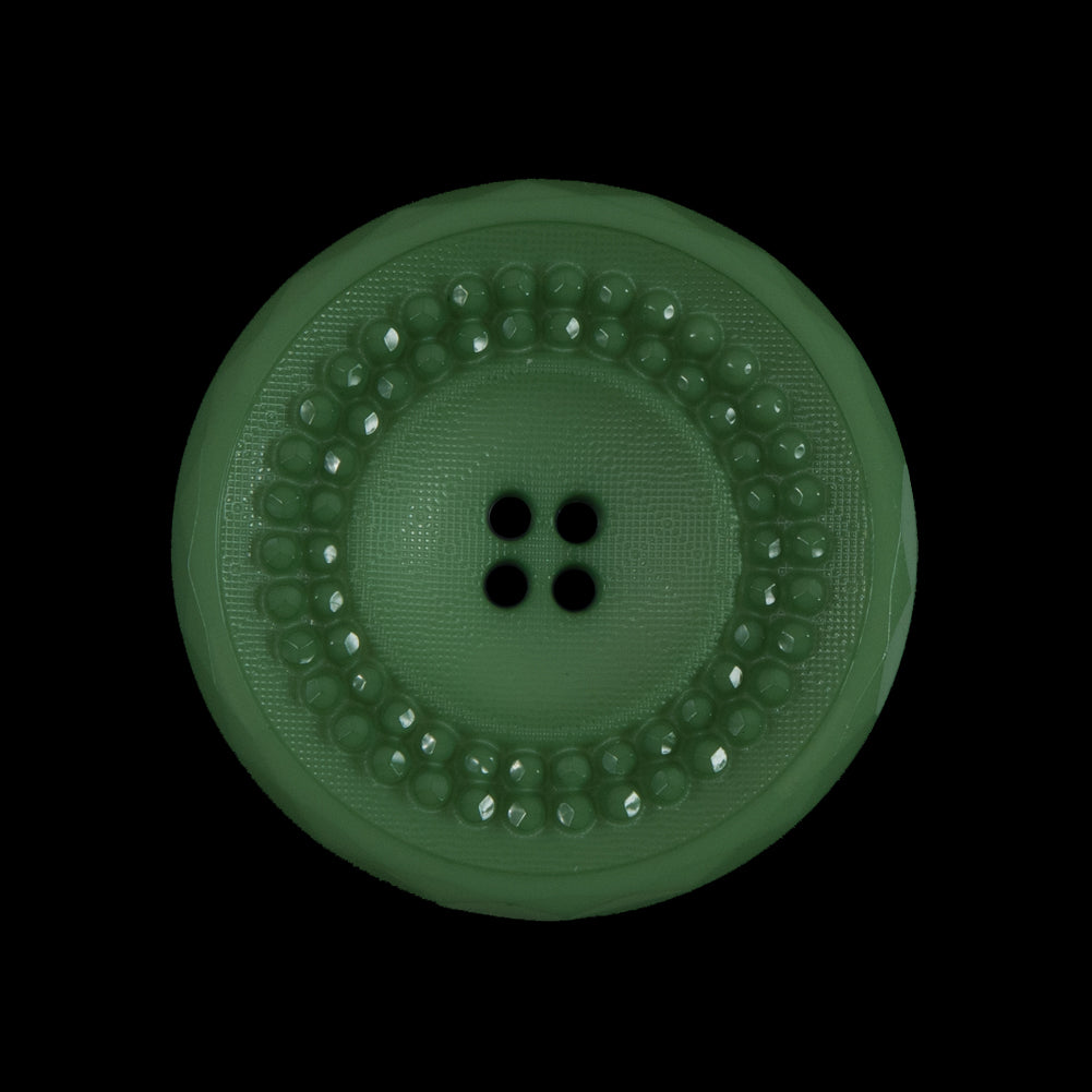 Shamrock Green Textured 4-Hole Button - 44L/28mm - Joann Fabrics