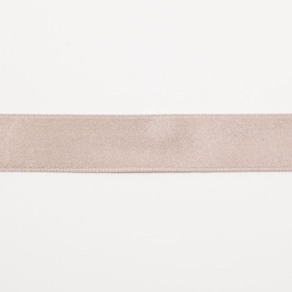 Stone Double Face Silk Satin Ribbon - 0.5
