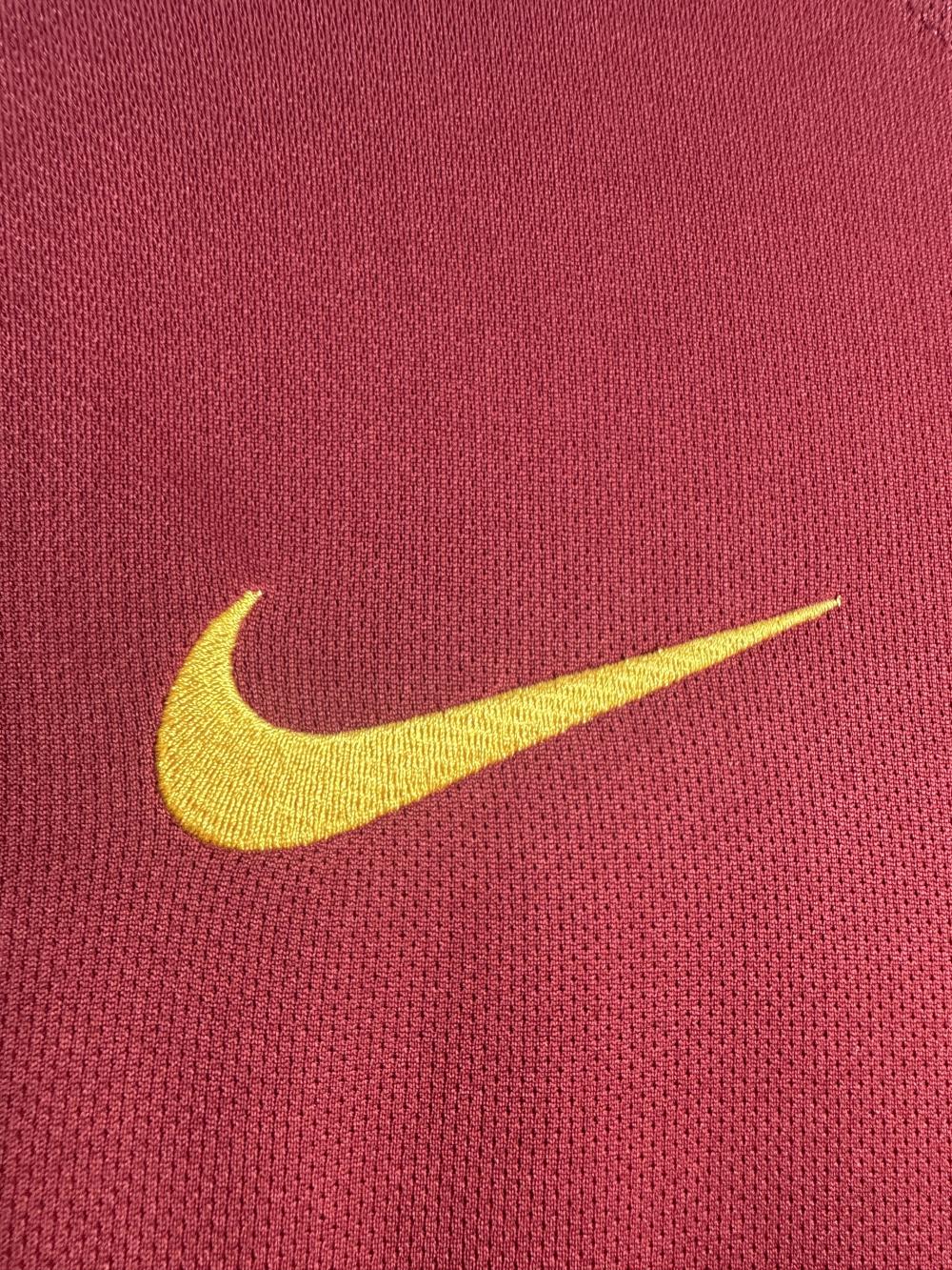 2017-2018 Retro Long Sleeve Roma Home Soccer Jersey 1:1 Thai Quality