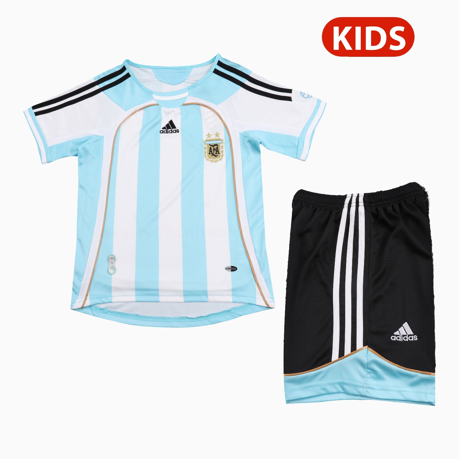 Retro Argentina 2006 Home Kids Kit - UnitedFutballJersey