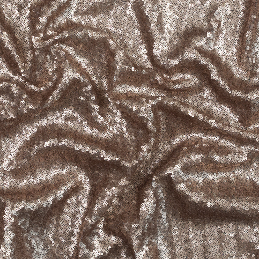 Mariah Champagne Baby Sequins on Mesh - Joann Fabrics