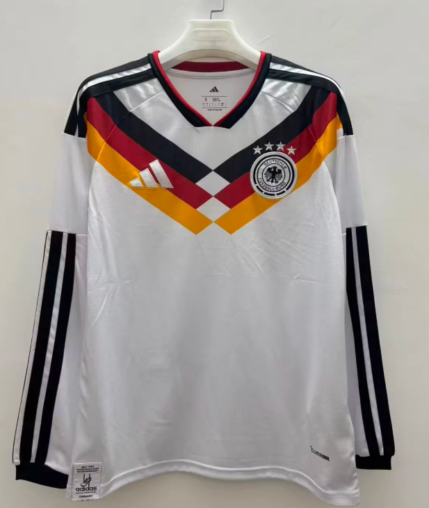 2026 Long Sleeve Germany Home Football Jersey 1:1 Thai Quality