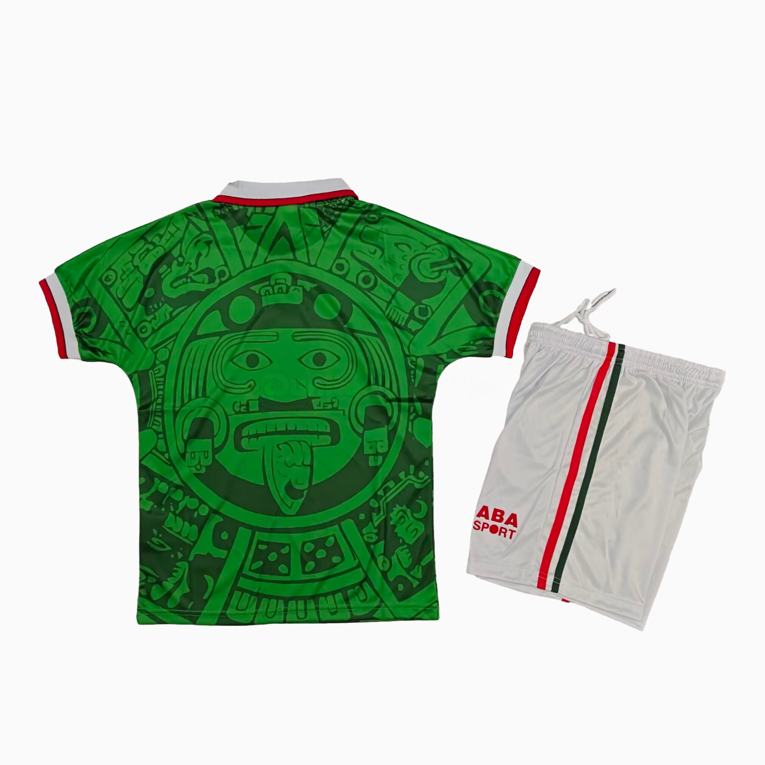 Retro Mexico 1998 Home Kids Kit - UnitedFutballJersey