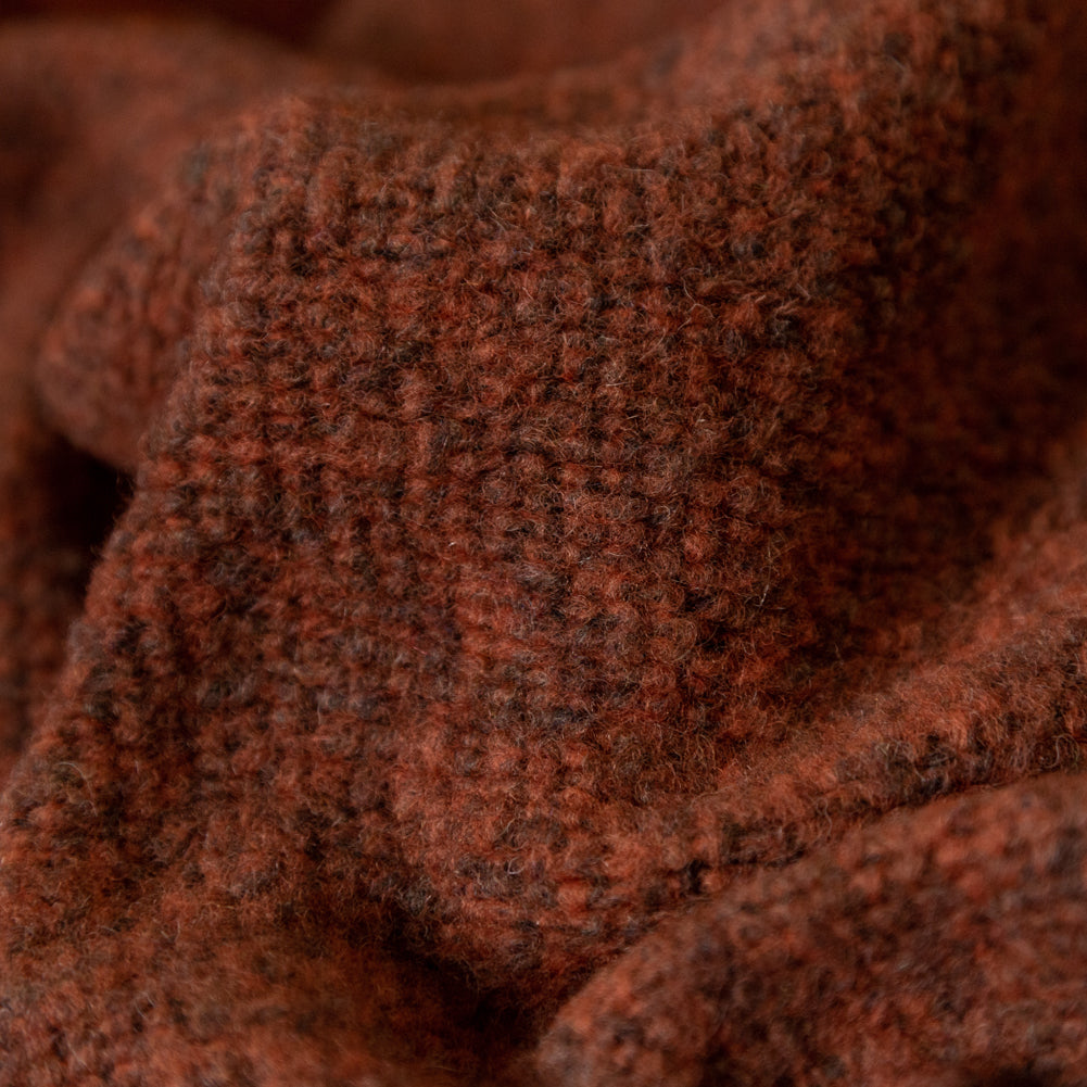 Heathered Orange Chunky Wool Knit - Joann Fabrics