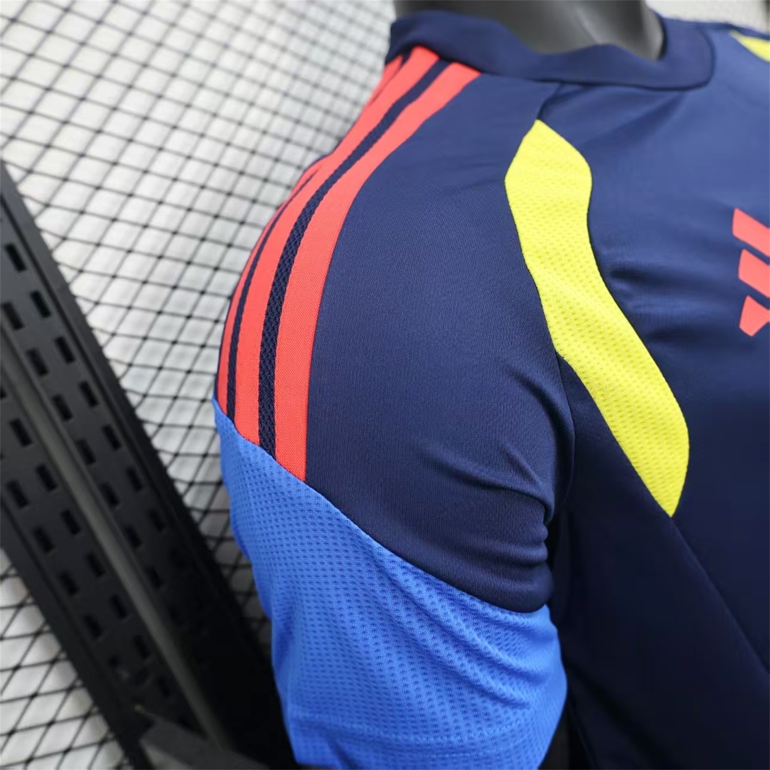 Colombia 2026 Dark Blue Pre-Match Training Jersey - Player Version - UnitedFutballJersey