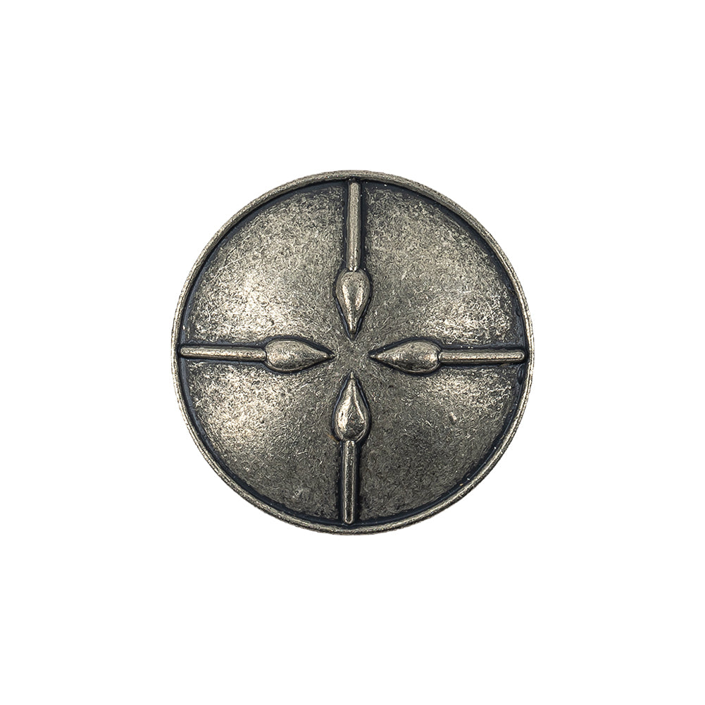 Silver Metal Shank Back Coat Button - 33L/21mm - Joann Fabrics