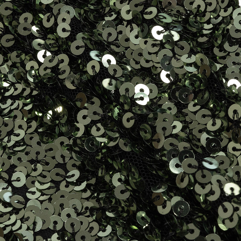 Heavy All-Over Sequins - Green - Guiseppe Collection - Joann Fabrics