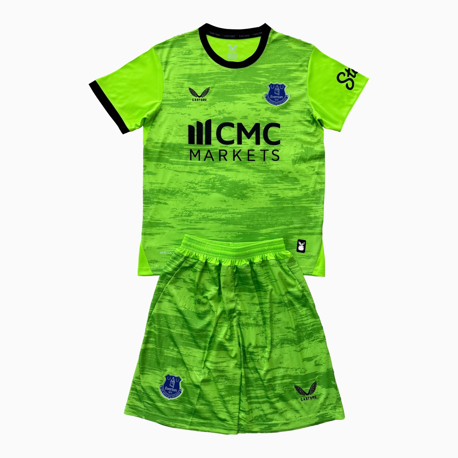 Everton 26-27 Green Goalkeeper Men's Adult Jersey Set - Fans Version - UnitedFutballJersey