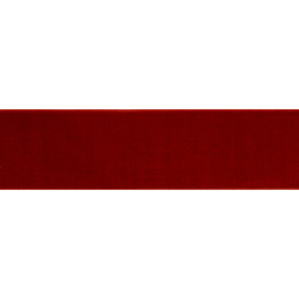 Stretch Velvet Ribbon Trim Made in Italy - 1.5