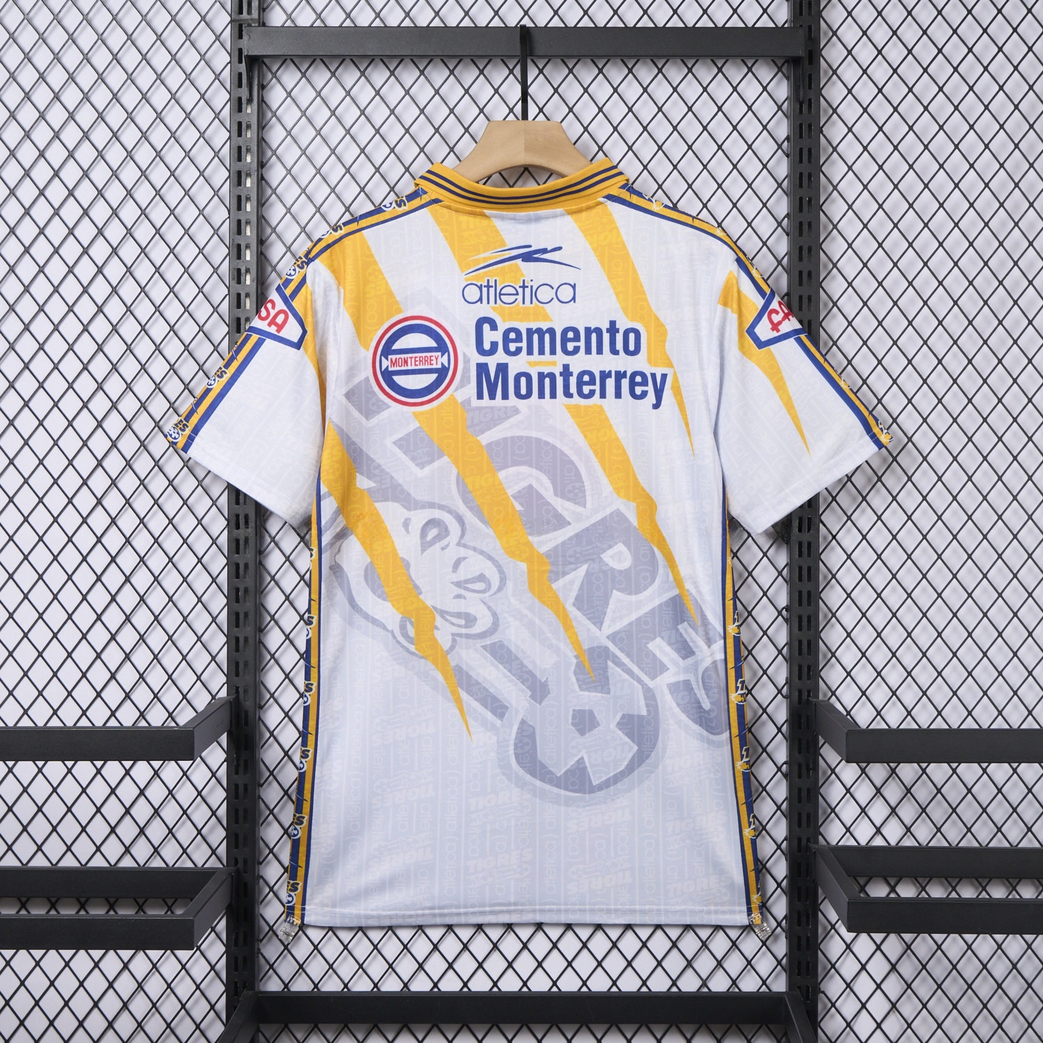 Retro Tigres UANL 1997-98 Away White Jersey - UnitedFutballJersey