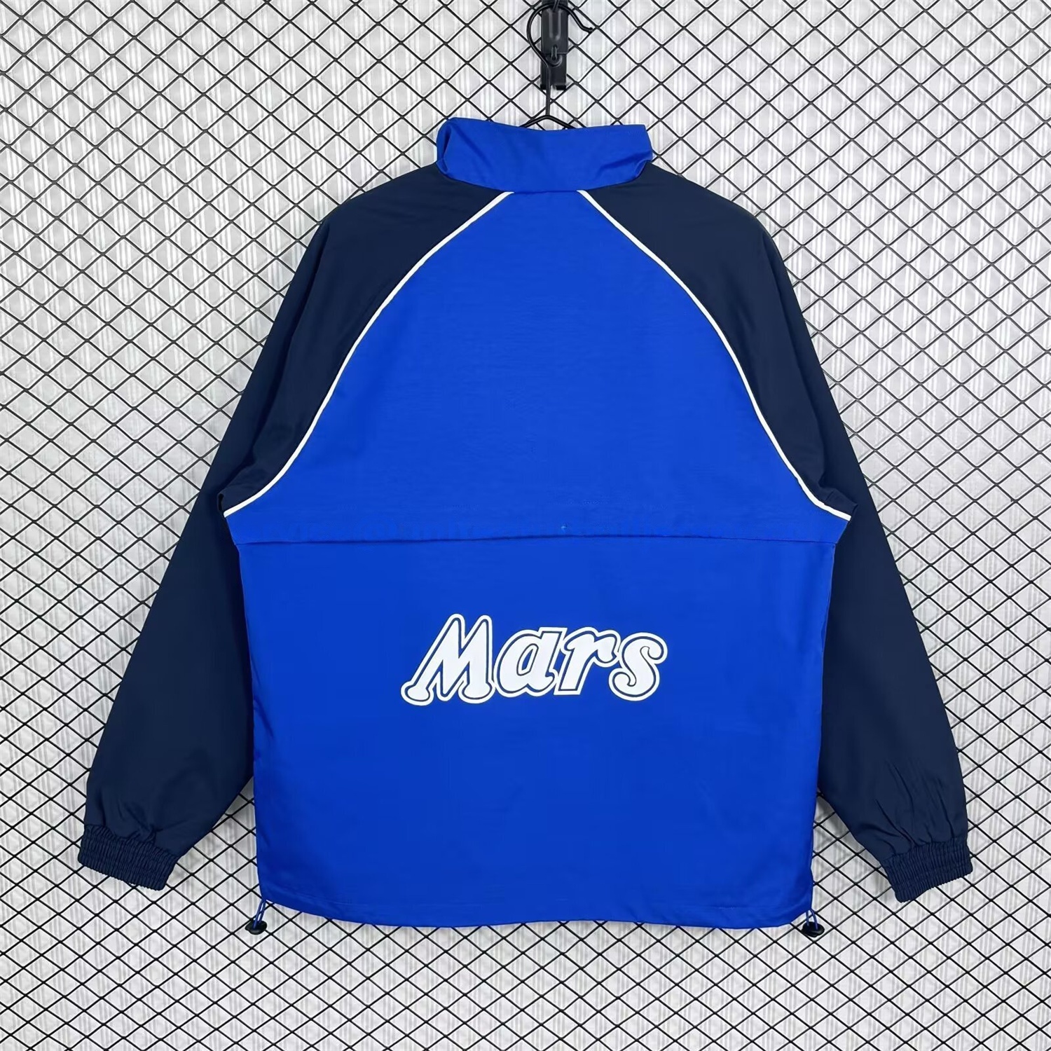 Retro Napoli 1989-90 Blue And Black Windbreaker - UnitedFutballJersey