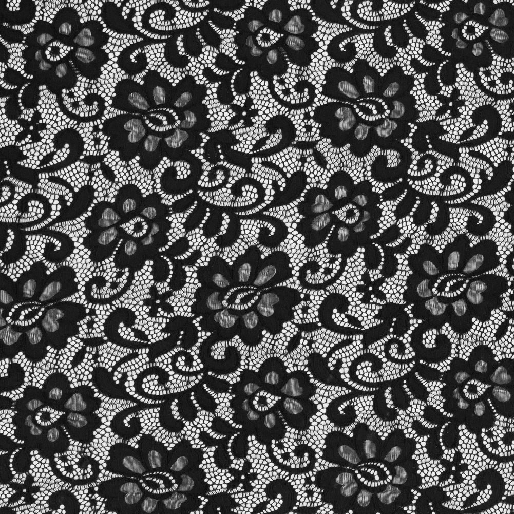 Italian Black Stretch Crochet Lace - Joann Fabrics