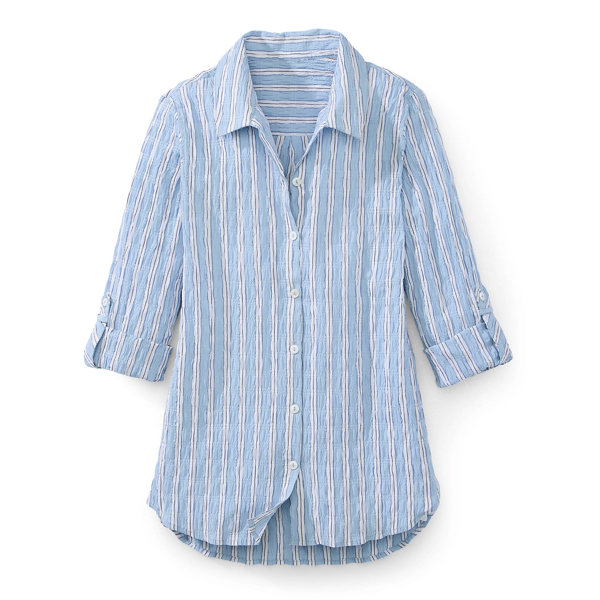 Seersucker Stripe Top - Northstyle Catalog
