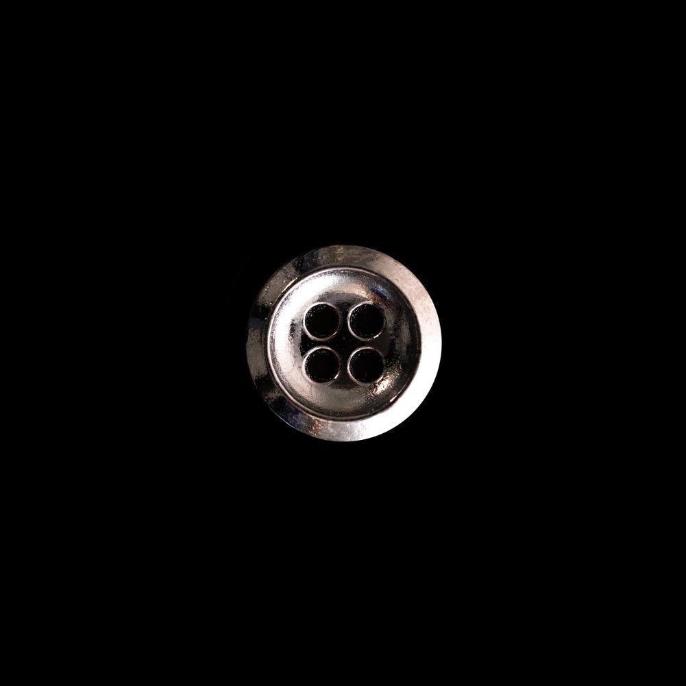 Italian Gunmetal 4-Hole Button - 18L/11.5mm - Joann Fabrics