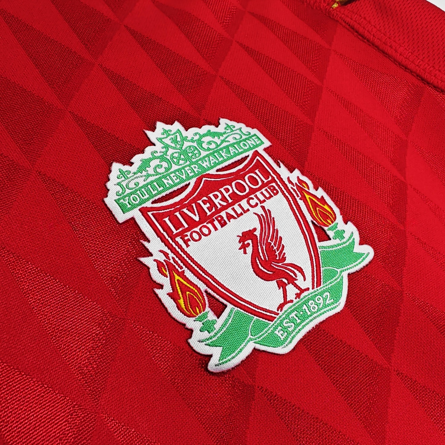 Retro Liver.pool 2010-11 Home Long Sleeves Jersey - UnitedFutballJersey