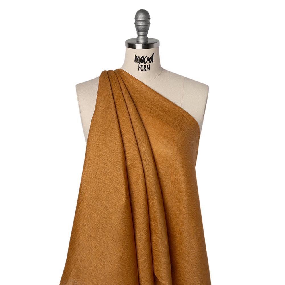 Lightweight Linen Woven - Caramel - Famous Australian Designer Deadstock - Joann Fabrics