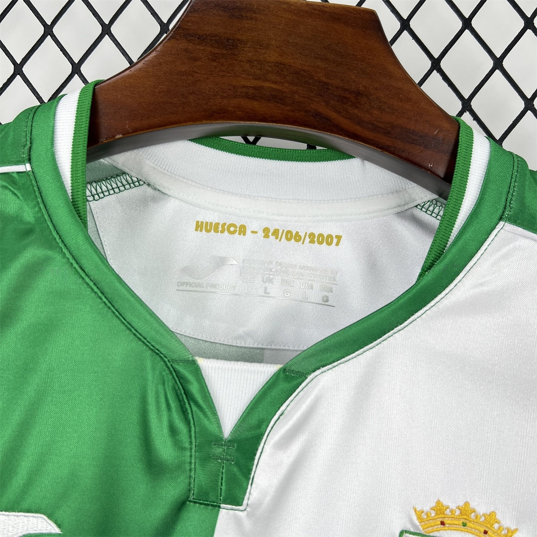 Cordoba 25-26 Retro Style Green And White Half Jersey - Fans Version - UnitedFutballJersey