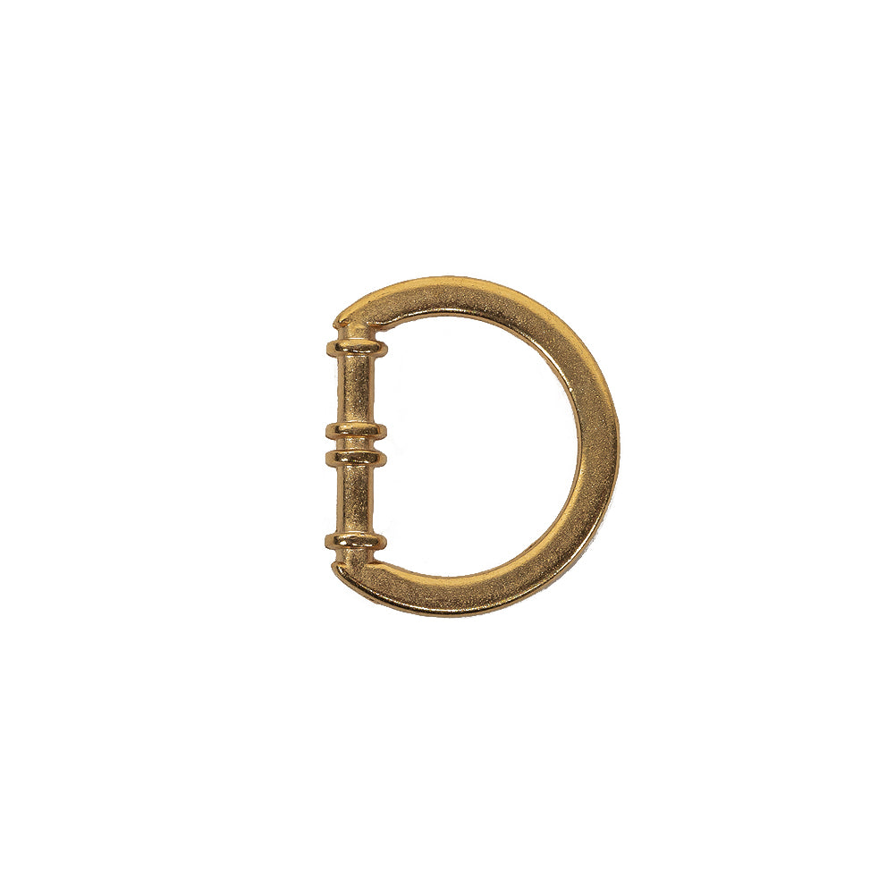 Matte Gold Cast Metal Rounded D-Ring - 15mm - Joann Fabrics