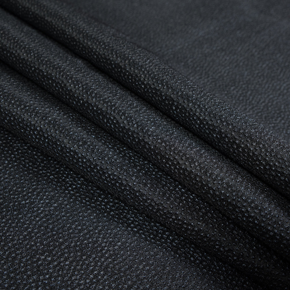 Metallic Navy and Black Cheetah Spotted Luxury Brocade - Joann Fabrics