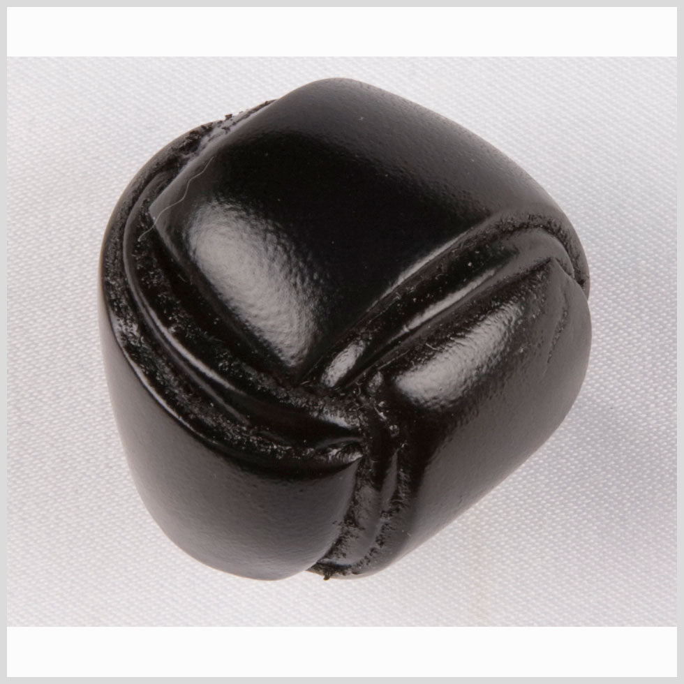 Black Leather Button - 24L/15mm - Joann Fabrics