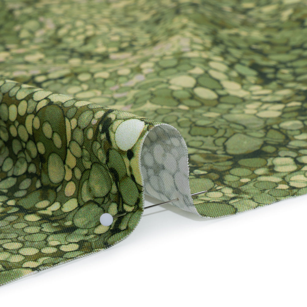 Printed Quilting Cotton by Northcott - Olive Bubbles - Bliss Collection - Joann Fabrics