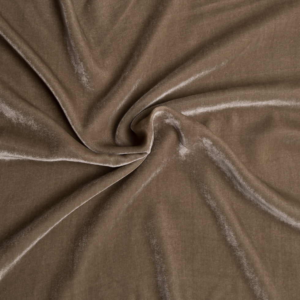 Soft Rayon-Silk Velvet - Mushroom - Cicero Collection - Joann Fabrics