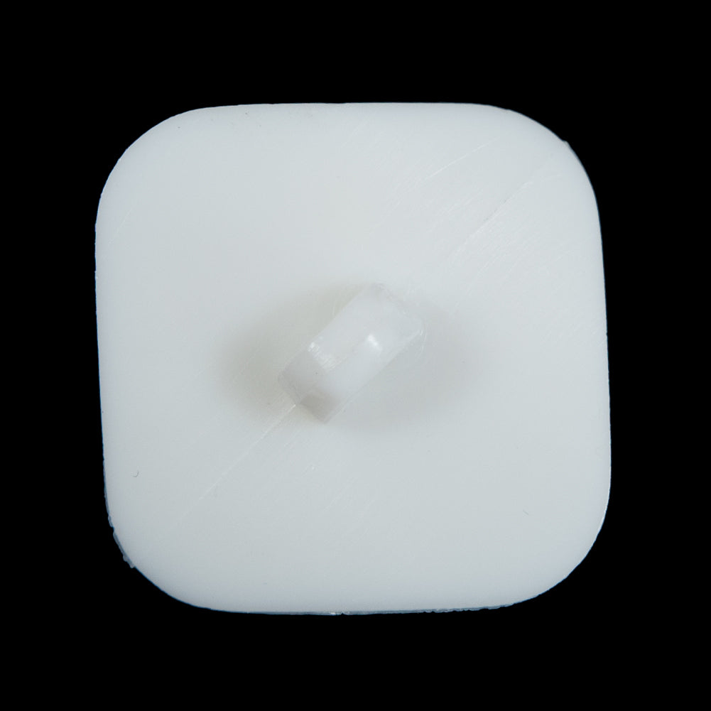 White Curved Square Shank Back Button - 44L/28mm - Joann Fabrics