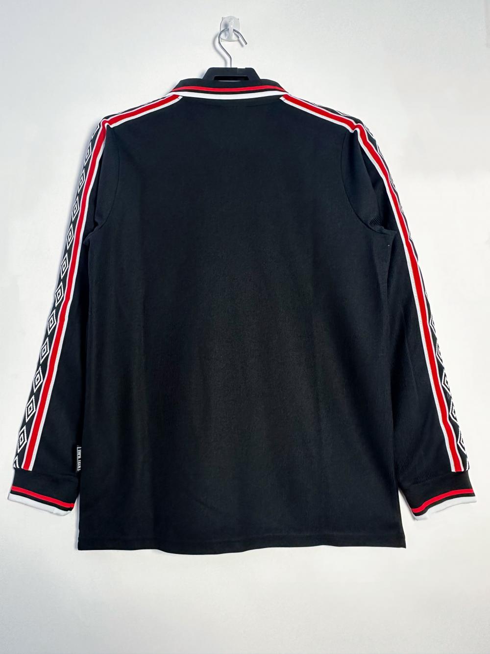 1998-1999 Retro Long Sleeve Manchester United Away Football Shirt 1:1 Thai Quality