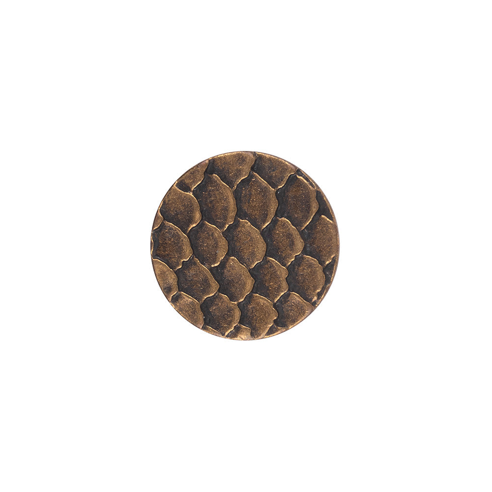 Italian Bronze Scales Shank Back Metal Button - 24L/15mm - Joann Fabrics