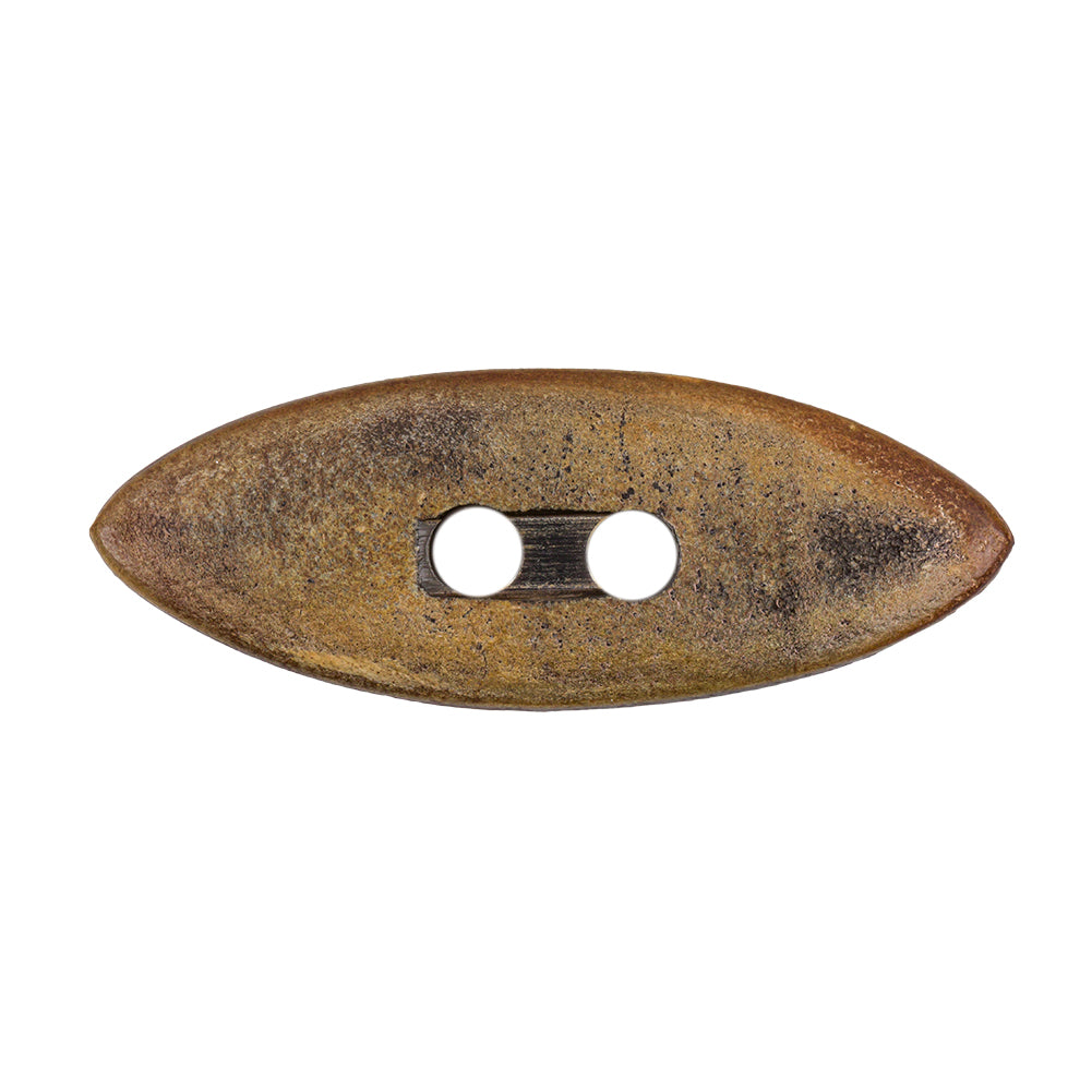 Black/Natural Horn Toggle - 90L/57mm - Joann Fabrics