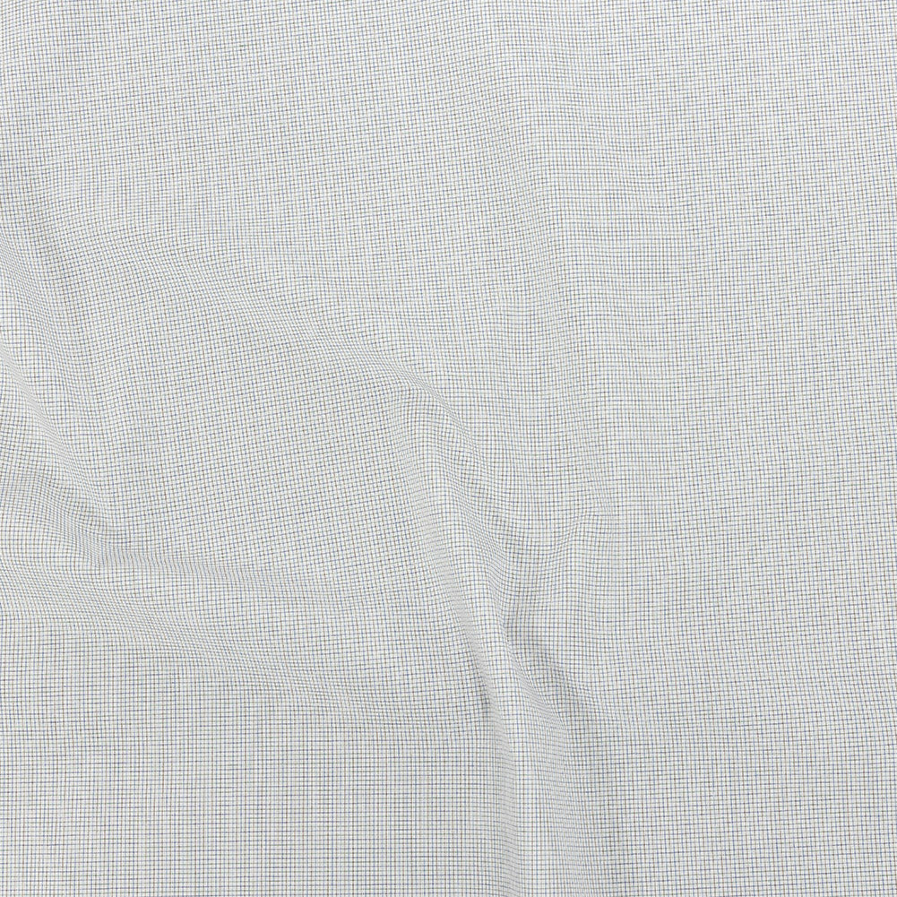 Premium Blue and Brown Graph Check Cotton Shirting - Joann Fabrics